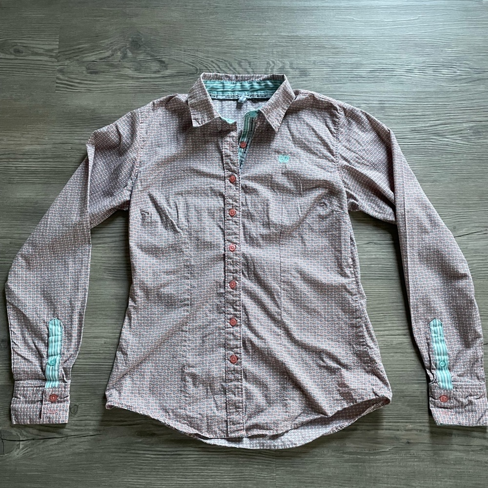 Cinch Button Down Shirt